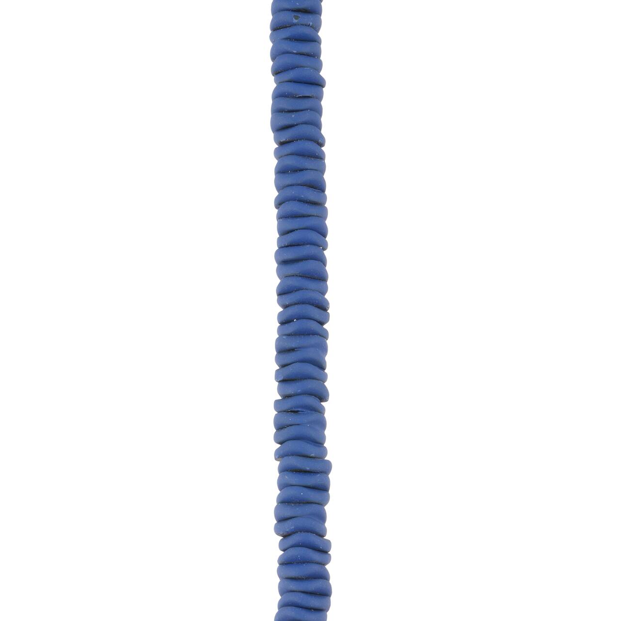 Blue Painted Reconstituted Hematite Wave Heishi Beads, 5.8mm by Bead Landing®